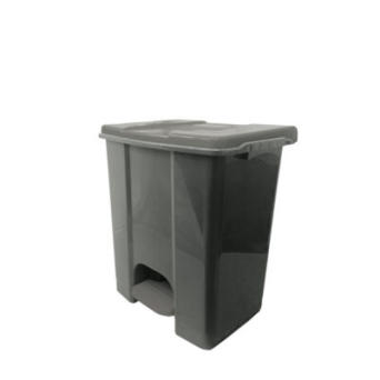 ECO CONTI, mobiler Abfallbehälter mit Pedal 60L grau